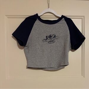 graphic Cropped baby tee